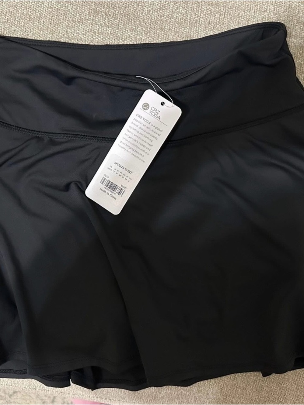 CRZ YOGA Black Women’s Skort